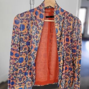ZARA Sequin Dress Jacket